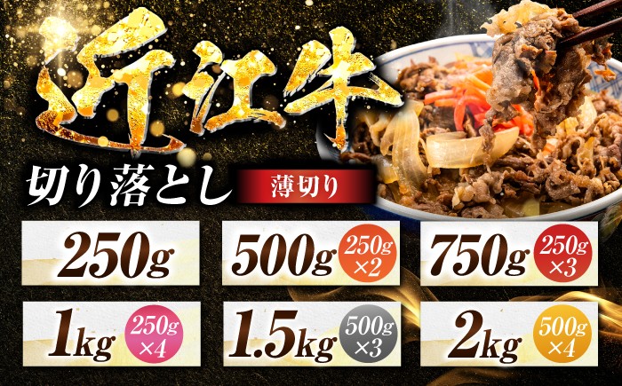 近江牛 切り落とし 薄切り 切落とし こま切れ 小間切れ 牛肉 肉 黒毛和牛 