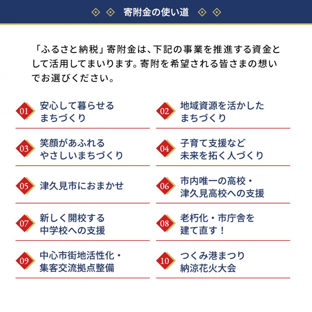 お礼の品共通バナー