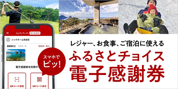 ふるさとチョイス電子感謝券でふるさとに行こう