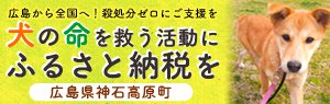 広島から全国へ!殺処分0にご支援を