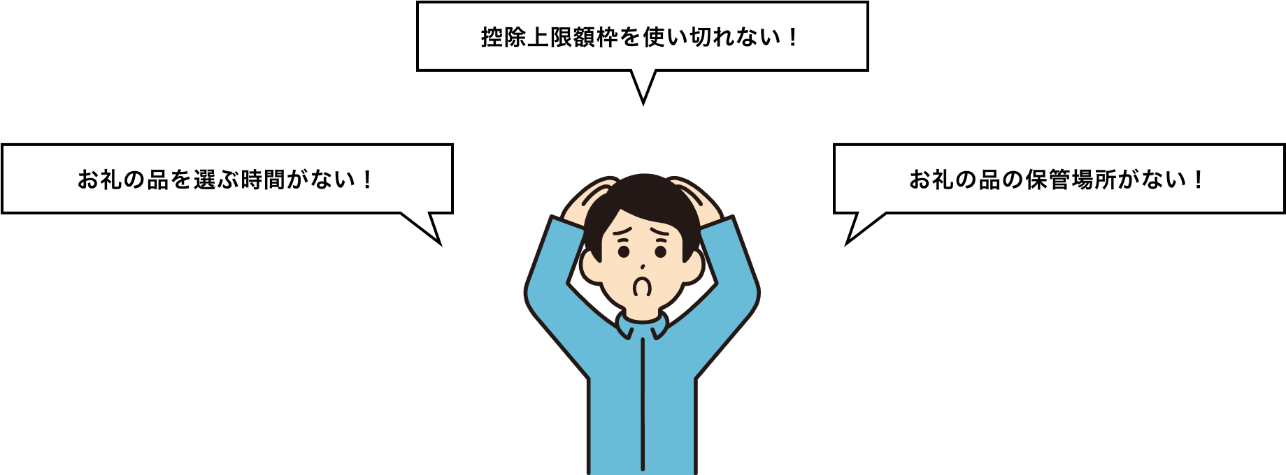 忙しい時のふるさと納税こんなお悩みありませんか？