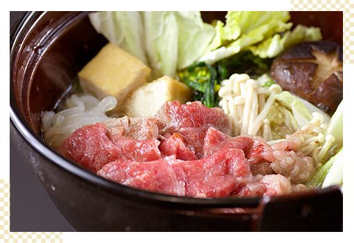 深谷牛すき焼き用 霜降り肉