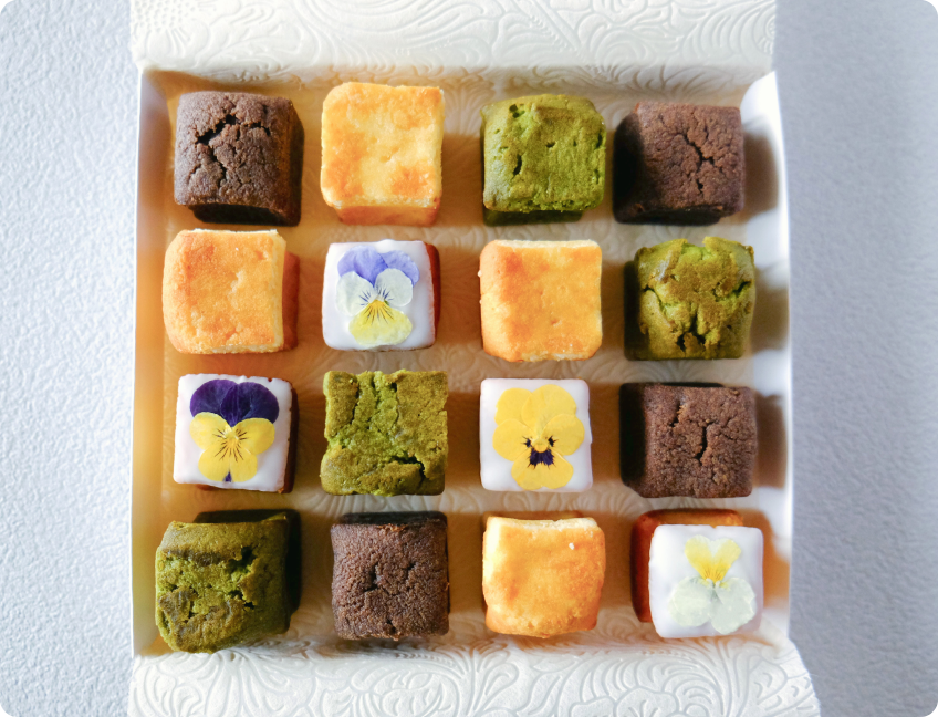鹿児島の食材から生まれた宝石のようなミニパウンドケーキ