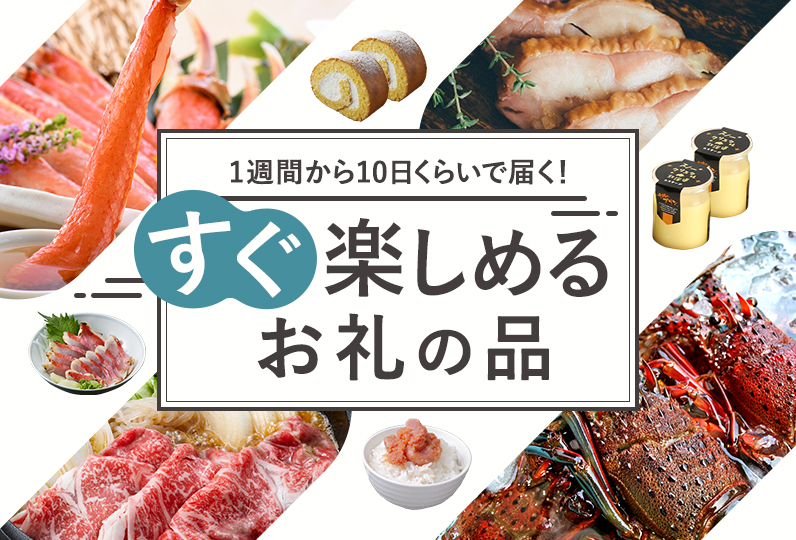 1週間から10日くらいで届く すぐ楽しめるお礼の品 ふるさと納税 ふるさとチョイス