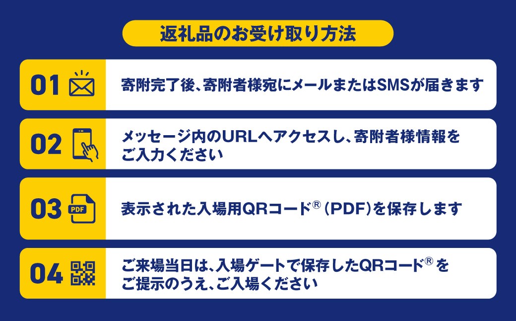 返礼品のお受け取り方法