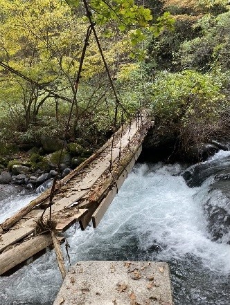 杜鵑峡の橋