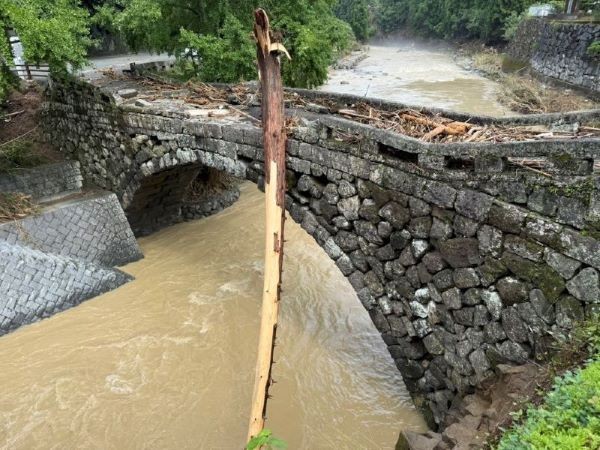二俣橋の災害状況