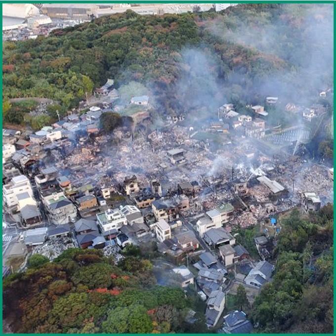 令和7年11月18日大分市佐賀関の大規模火災で被災した大分県の復興支援