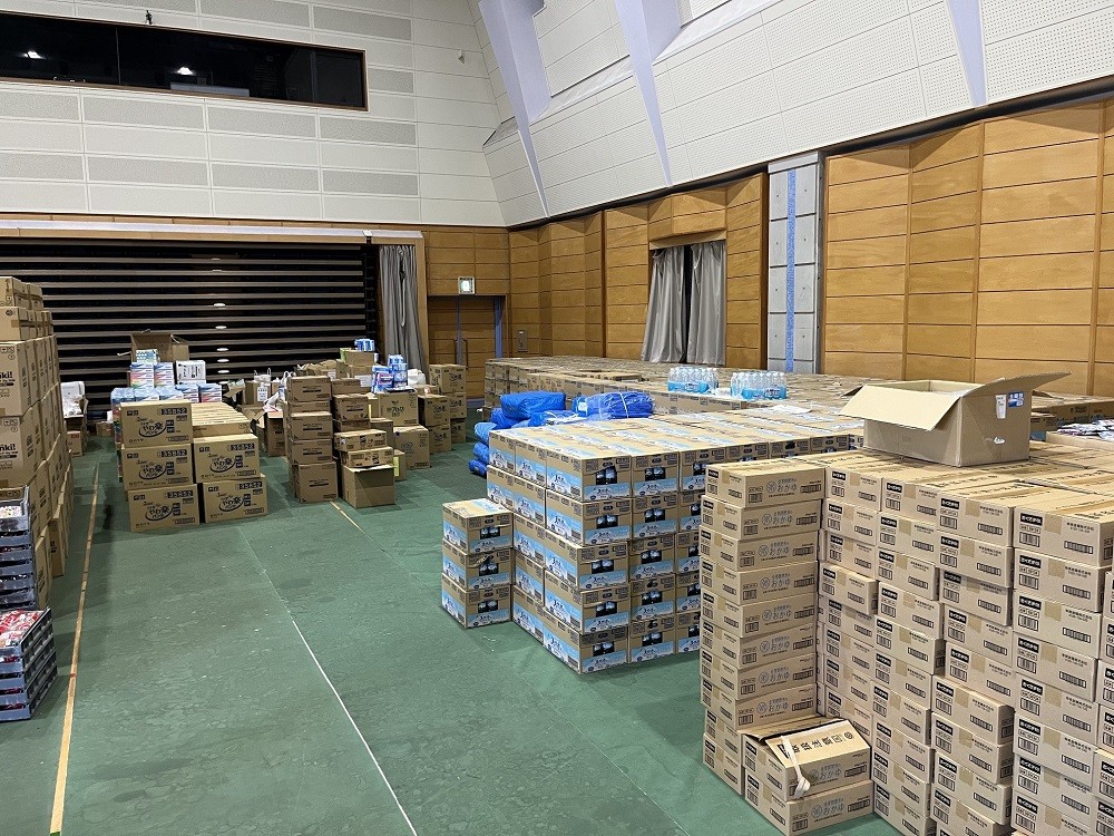 熊本県八代市と宇城市に義援物資を届けました