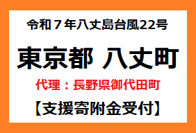 令和７年10月台風22号　東京都八丈町