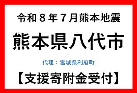 令和８年７月熊本地震　熊本県八代市