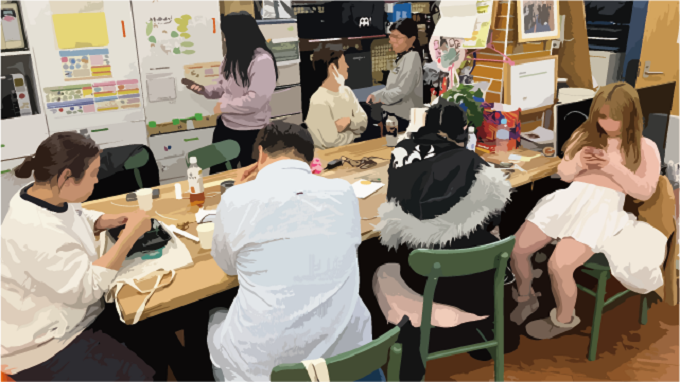 話さなくても、誰かと同じ場所にいられる