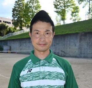 ソフトテニスチーム　Wings指導者　仲上先生（猪名川町立猪名川中学校教員）