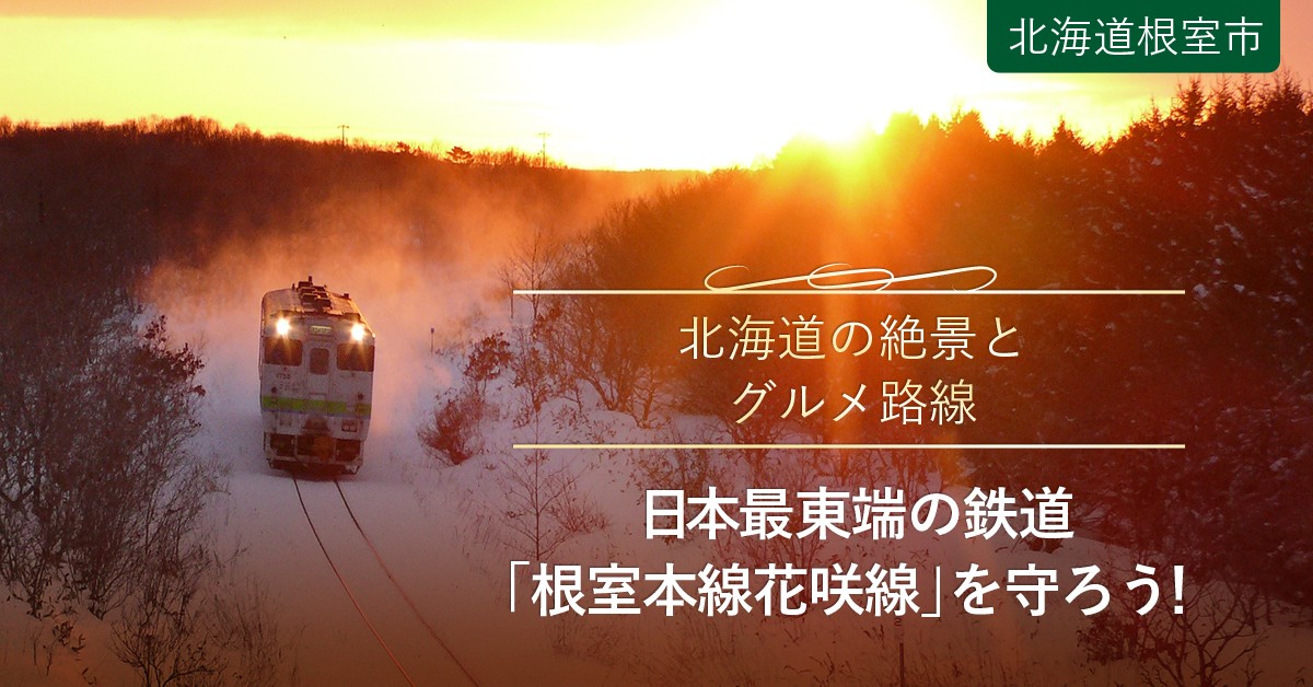 日本最東端の鉄路「根室本線花咲線」を守ろう！～美しい大自然が