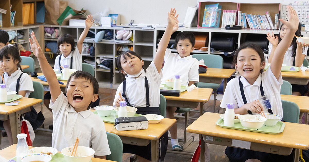 目指せ地産地消100％ 学校給食にご支援を！｜ふるさと納税の