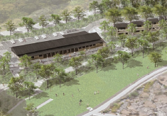 関之尾公園リニューアル事業：2024年OPEN予定のキャンプ場・ストア
