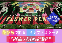 【INFIORATA　花でつながる華の祭典】冬だからこそ､お花でみんなに元気を届けたい!