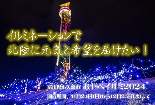 富山県小矢部市の風物詩！イルミネーションで北陸に元気と希望を届けたい！｜ふるさと納税のガバメントクラウドファンディングは「ふるさとチョイス」