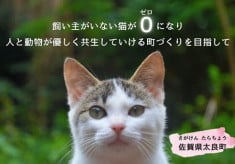 飼い主がいない猫がゼロになり、人と動物が優しく共生していける町づくりを目指して