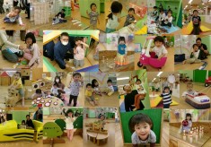 ミラープレートに写る子どもの笑顔応援プロジェクト