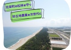 北栄町の松林を守り砂丘地農業を次世代に「松くい虫から松林を守るプロジェクト」