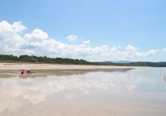 阿久根市の海で思う存分、海水浴を満喫してほしい