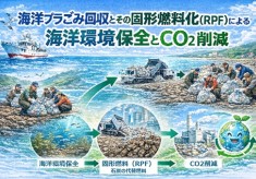 海洋プラごみ回収とその固形燃料化による海洋環境保全とCO2削減～2026年第1弾～