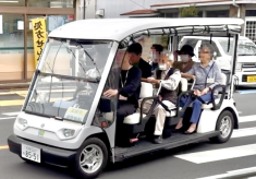 地域で支えて、地域を走る！グリーンスローモビリティ実証実験