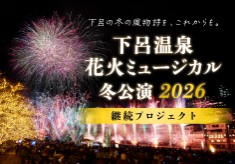 冬の夜空に感動の大輪を咲かせ続けたい！「下呂温泉花火ミュージカル冬公演」継続プロジェクト