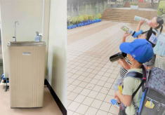猛暑を乗り切ろう！小中学校に冷水機の設置を！