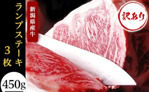 【訳あり・不揃い】肉好き要チェック！ランプステーキ450g
