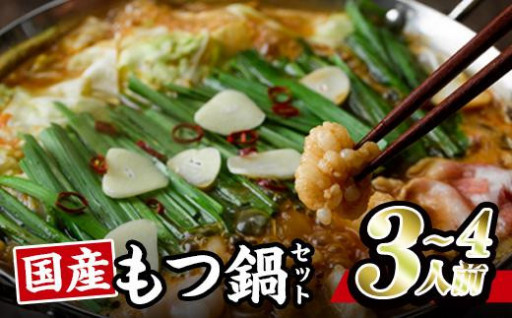 モツ鍋 セット (3-4人前)