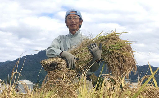 こだわりの自然農法。木戸さんとこの自然米。