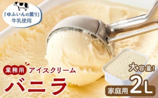 業務用 アイスクリーム バニラ 2L 
