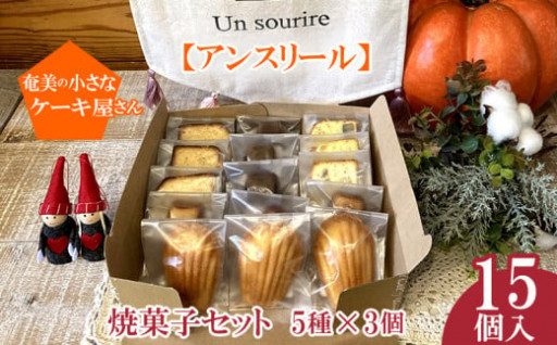 【アンスリール】焼菓子セット（15個入）