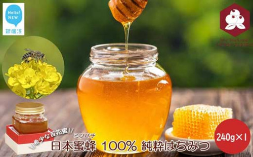 日本蜜蜂 100%純粋はちみつ 非加熱 新登場！