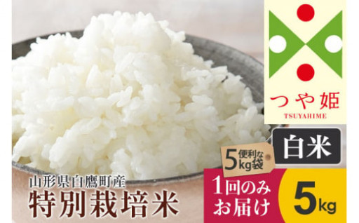 【白米】つや姫 5kg（特別栽培米）