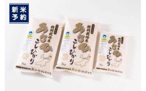 【新米受付】特別栽培米 コシヒカリ 12kg×3ヶ月