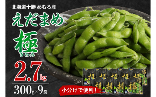 【🌽北海道芽室町🌽】高評価✨リピーター続出✨冷凍枝豆！＜🟢🟢🟢＞