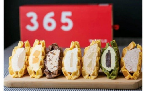 【福岡市】３６５WAFFLE 九州ワッフル７個詰め合わせセット