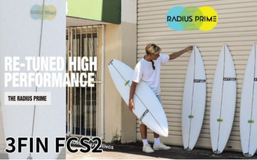 PYZEL SURFBOARDS RADIUS PRIM 3FIN FCS2
