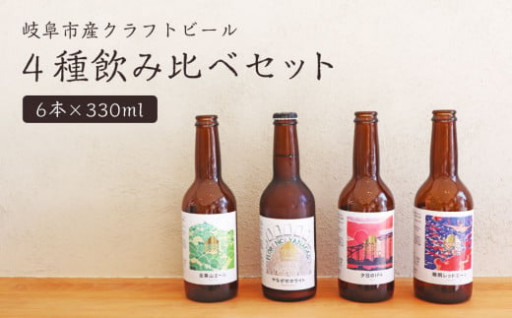 岐阜市で作るオリジナルクラフトビールの詰め合わせセット