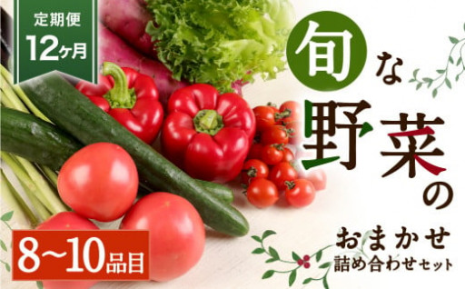 【定期便12か月】旬な野菜おまかせ詰め合わせ