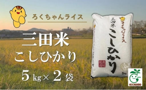 米の粒に光沢があり美味い三田米コシヒカリ10kg