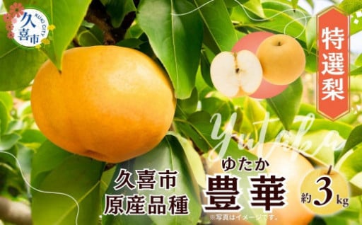 久喜で開発された梨がふるさと納税で登場