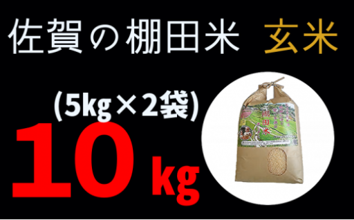 【 令和６年産 新米 予約開始】ひらの棚田米 夢しずく 玄米 5kg × 2袋 計 10kg