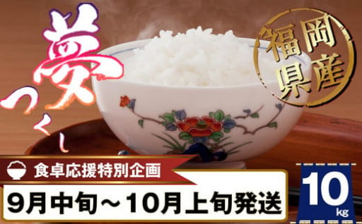 【新米】 福岡県産 米「 夢つくし 」 10kg