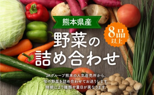 熊本県産 野菜 の 詰め合わせ 8品以上