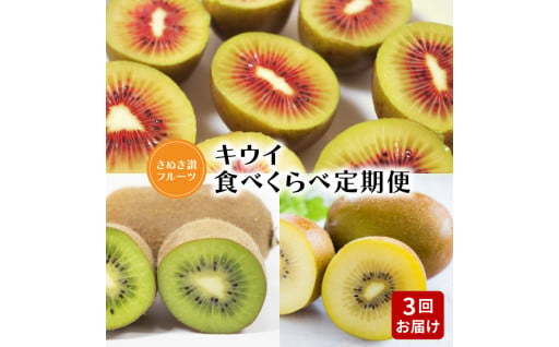 【さぬき讃フルーツ】キウイ食・べ・く・ら・べ🥝