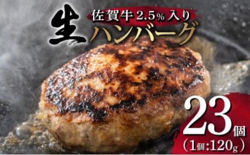 佐賀牛ハンバーグ120g×23個